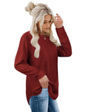 Dofaoo Christmas Sweatshirts for Women Crewneck Long Sleeve Plus Size Tops Oversized Pullover Red XL