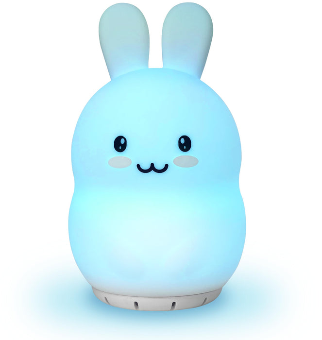 Mindfulness 'Breathing Bunny' | 4-7-8 Guided Visual Meditation Breathing | 3 in 1 Device with Night Light & Noise Machine for ADHD Anxiety Stress Relief Sleep - Gift for Kids Adult Women Men (Bunny)