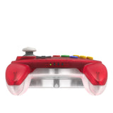 Retro-Bit Tribute 64 2.4 GHz Wireless Controller V2 for Nintendo 64 (N64), Switch Online, PC, MacOS, RetroPie, Raspberry Pi and Other USB Devices (Clear Red)