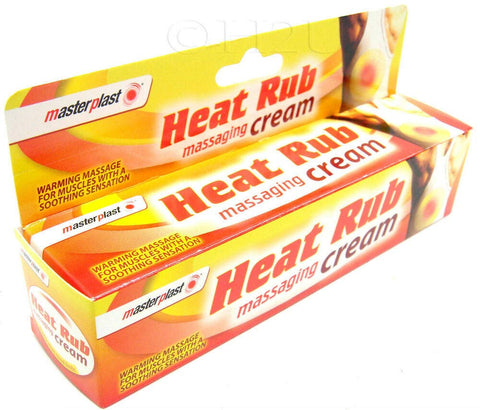 MASTERPLAST Heat Massaging Relief Cream, Ready to use , Resealable,70g,