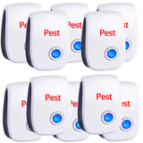 Ultrasonic Pest Repellent 10 Packs,Indoor Pest Repellent, Electronic Plug in Pest Control for Mosquito, Bugs,Roach, Ant, Rodent, Mouse, Spider Repellent for House, Warehouse