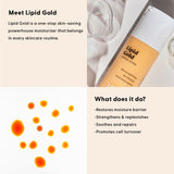 Stratia Lipid Gold Skin-Strengthening Ceramide Moisturizer, Niacinamide Serum, Hydrate & Soothe Skin, For All Skin Types, 1.7 Fl Oz