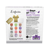 Enfusia Bath Bombs Christmas Advent Calendar 2024 Kids, Toddlers & Women - 25 Days of Fizzy Bath Treats - Handmade in USA - Natural Bath Fizzy Gift Set for Kids - Enjoy a spa Life Baths Every Day