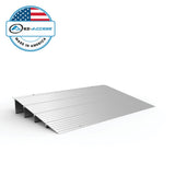 EZ-ACCESS Transitions Portable Self Supporting Aluminum Modular Entry Threshold Ramp Ideal for Doorways and Raised Landings, 4 Inch