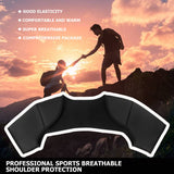 FERCAISH Double Shoulder Brace, Comfortable Double Shoulder -Breathable Sports Protective Gear for Chronic Tendinitis Pain Relief, Shoulder Strap Brace for Sleeping Outdoor Lifting Sports(M)