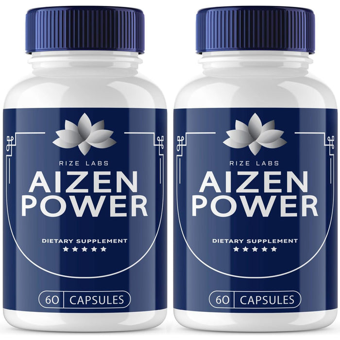 (2 Pack) Aizen Power for Men, Aizen Power All Natural Dietary Supplement to Improve Performance, Aizen Power Capsules to Promote Stamina and Energy, AizenPower Reviews (120 Capsules)