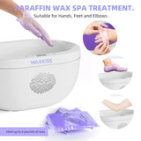 Paraffin Wax Machine for Hand and Feet with 3 packs of Paraffin Wax Refills Unscented,3000ml Hand wax Paraffin Machine for Reservation Paraffin Wax Bath