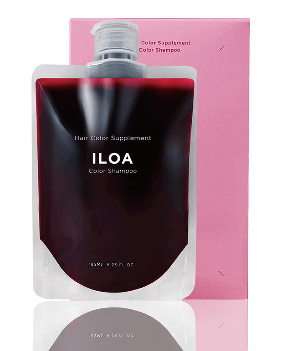 ILOA Hair Color Supplement ILOA Color Shampoo Pink Salon Exclusive Anti-Fading 185ml