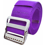 LAMBOX Gait Belt-Walking Transfer Belt with Belt Loop Holder for Seniors,Caregiver, Nurse, Therapist,etc. (Purple, 52 inch)