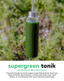 SUPERGREEN TONIK 100% Natural Greens Superfood Powder – Daily Supplement with 38 Superfoods, Vitamins and Minerals – Supports Energy, Stress and Immunity – 30 Days 360 Grams Berry Flavor (1 Tub)