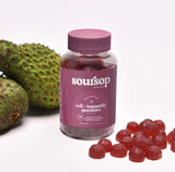 Soursop Nutrition Cell + Immunity Support Gummies | with Powerful Antioxidants + Holistic Vitamins | Made from Soursop Leaves | Mixed Berry Blast