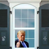 Toogod Trump 2024 Window Decal Car Sticker Window Cling for Vehicles(for Passenger/Right Side)