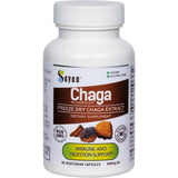 Sayan Siberian Chaga Mushroom Extract 90 Wild Harvested 420mg Vegan Capsules Support Supplement for Immune Defense, Better Sleep, Stomach and Detox Health