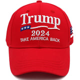 Trump 2024 MAGA Hat and Trump Flag Set, Trump 2024 Hat Take America Back Baseball Cap