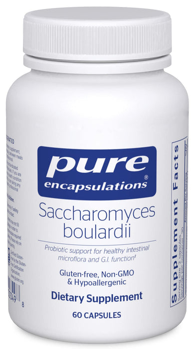 Pure Encapsulations Saccharomyces Boulardii | Natural Probiotic to Balance Intestinal Flora | 60 Capsules