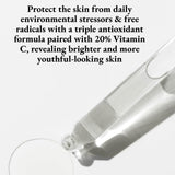 A N Skin Triple Antioxidant Vitamin C Face Serum - Facial Brightening Serum for Face - Dark Spot Corrector and Anti Aging Serum for Brightest & Healthiest Complexion