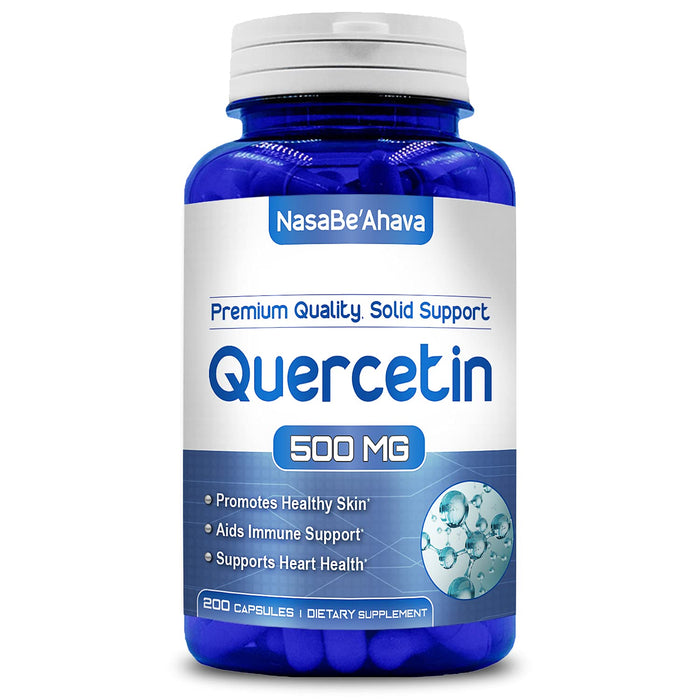 NasaBeahava Pure Quercetin 500mg Supplement 200 Capsules Quercetin Dihydrate