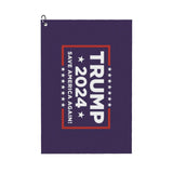 Juoritu Golf Towel 16 x 24 Inches - Microfiber Golf Accessory for Men and Women - Conveniently Attaches to Golf Bags - Trump 2024