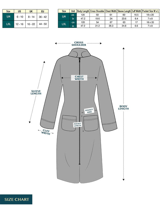 PAVILIA Womens Housecoat Zip Robe, Fleece Zip Up Front Robe Bathrobe, Plush Warm Zipper House Coat Lounger for Women Ladies Elderly with Satin Trim, Pockets, Long Plus Size - Teal Sea Blue (2x/3x)