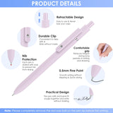 Gel Pens Teacher Nurse Work Office Desk Accessories, Aesthetic Fine Point Smooth Writing Japanese Pen, Stocking Stuffers White Elephant Gifts for Adults Men, Cool Christmas Stuff Gifts for Women Girls