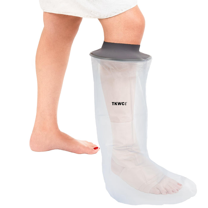 TKWC INC Waterproof Leg Cast Cover for Shower 4738 - Watertight Foot Protector - Low Pressure Seal