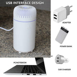 Unee Car Diffuser,USB 100ml Small Humidifier Essential Oil Aroma Diffuser Aromatherapy Diffusers Cool Mist for Car Home Office(White)