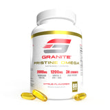 Granite Pristine Omega-3 Supplement | 2000mg Norwegian Fish (60 Softgels, Citrus Flavor) | Supports Joint, Heart, Brain Health | 1200mg Omega 3 EPA+DHA Supplements, Sustainably Sourced
