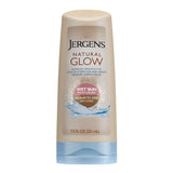 Jergens Natural Glow In Shower Lotion, Self Tanner for Medium to Deep Skin Tone & Natural Glow Self Tanner Lotion, Daily Sunless Fake Tanning, Medium to Deep Skin Tone, Daily Moisturizer