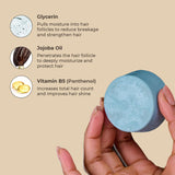 The Earthling Co. Conditioner Bar - Promote Hair Growth, Strengthen & Moisturize All Hair Types - Paraben & Sulfate Free Formula with Natural Ingredients for Dry Hair (Fragrance Free, 1.8 oz)