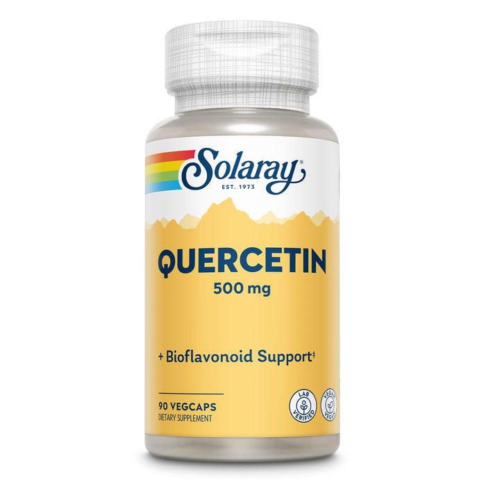 Solaray Quercetin 500 mg – Antioxidant Support Supplement – 90 VegCaps