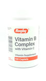 Rugby Vitamin B Complex with Vitamin C Vitamin Supplement 130 Caplets