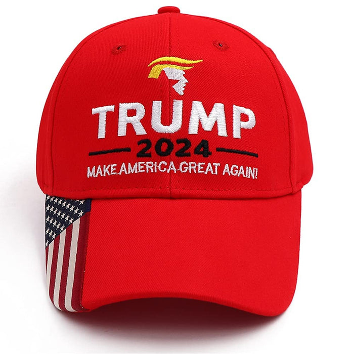 Trump 2024 Hat Donald Trump Hat 2024 Make America Great Again Hat MAGA USA Embroidered Adjustable Baseball Cap