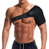 Shoulder Support Brace with Pressure Pad for Men Women, Adjustable Shoulder Brace for Torn Rotator Cuff, Tendonitis, Dislocation, AC Joint, Bursitis, Labrum Tear, Pain, Fits Right or Left Shoulder