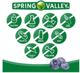 Spring Valley Organic Iron 9 mg, General Wellness, Mixed Berries, 60 Vegetarian Gummies+Better Guide Vitamins Supplements