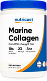 Nutricost Marine Collagen Powder Wild Caught Fish (8 oz) - 23 Servings, 10 G Protein Per Serving, Alaskan Wild-Caught