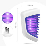 2PCS Bug Zapper Indoor Plug in Mosquito Killer Trap Zapper,Electric Portable Home Flying Insects Trap Zapper with UV Lights Pest Attractant Lamp for Office,Living Room,Bedroom,Kitchen