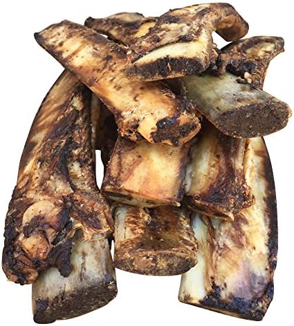 K9 Connoisseur Single Ingredient Dog Bones Made in USA - 8 to 10 Inch Long All Natural Meaty Rib Marrow Filled Bone Chew Treat Best for Medium Breed Dogs Best Upto 50 Pounds 8 Pack