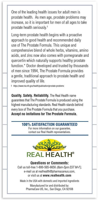 Real Health Prostate Formula with Saw Palmetto 270-Tablets by EMERSON HEALTHCARE