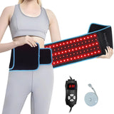 Red Light Therapy Near Infrared Therapy Belt Wrap Heating Pad for Body Back Wasit Shoulder Knee Joint Pain Relief, Faster Healing, Improve Circulation, Decrease Inflammation with Timer, Best Gift