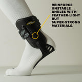 Ultra High-5® Ankle Brace – Advanced Reinforcement & Recovery for Chronic Ankle Instability & Reoccurring Joint Pain, Versatile Fit for Both Ankles, Ideal for Athletes & Active Lifestyles