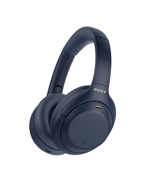 Sony WH-1000XM4 Wireless Premium Noise Canceling Overhead Headphones with Mic for Phone-Call and Alexa Voice Control, Midnight Blue WH1000XM4