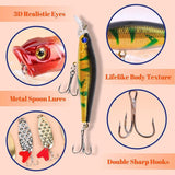 Fishing Advent Calendar, Fishing Christmas Countdown, 24 Days Fishing Lure Set, 2024 Xmas Surprise Gift for Fishing Lover Fisher Adult Men Teen Boys Father Boyfriend Grandpa (Style A)