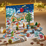 HABA My Very First Advent Calendar with 24 Farmyard Themed Wooden Animals (Made in Germany)