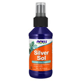 NOW Foods Supplements, Silver Sol 10 PPM with Elemental Silver and Deionized Water, Liquid, 4-Ounce