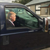 Toogod Trump Car Sticker Window Decal Rider Window Cling Automotive Decals for Vehicles(for Passenger/Right Side)