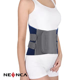 NEENCA Back Support Brace, Adjustable Lumbar Support for Pain Relief of Back/Lumbar/Waist, Waist Wrap with Spring Stabilizers for Injury, Herniated Disc,Sciatica, Scoliosis and more - FSA/HSA APPROVED