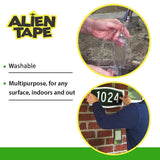 ALIEN TAPE Double Sided Tape Heavy Duty, Nano Tape, Double Sided Mounting Tape, Heavy Duty Double Sided Tape for Walls, Wall Tape, Clear Adhesive Tape for Poster Photo Wall Décor As Seen on TV 10 Feet