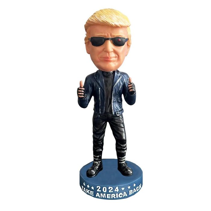 UKMPFGJ Donald Trump Collectibles Trump Merchandise Donald Trump 2024 Bobblehead Gifts for Trump Supporters and Patriotic Americans