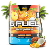 G Fuel Tropical Rain Fruit Medley Flavored Game Changing Energy Powder,Sharpens Focus, Zero Sugar, Supports Immunity & Enhances Mood 9.8oz 40 servings