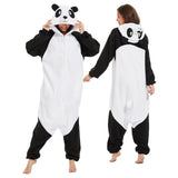 MAJ&COS Onesie Panda Animal Costume Adult Pajamas Cosplay Halloween Unisex Onesies Women Men